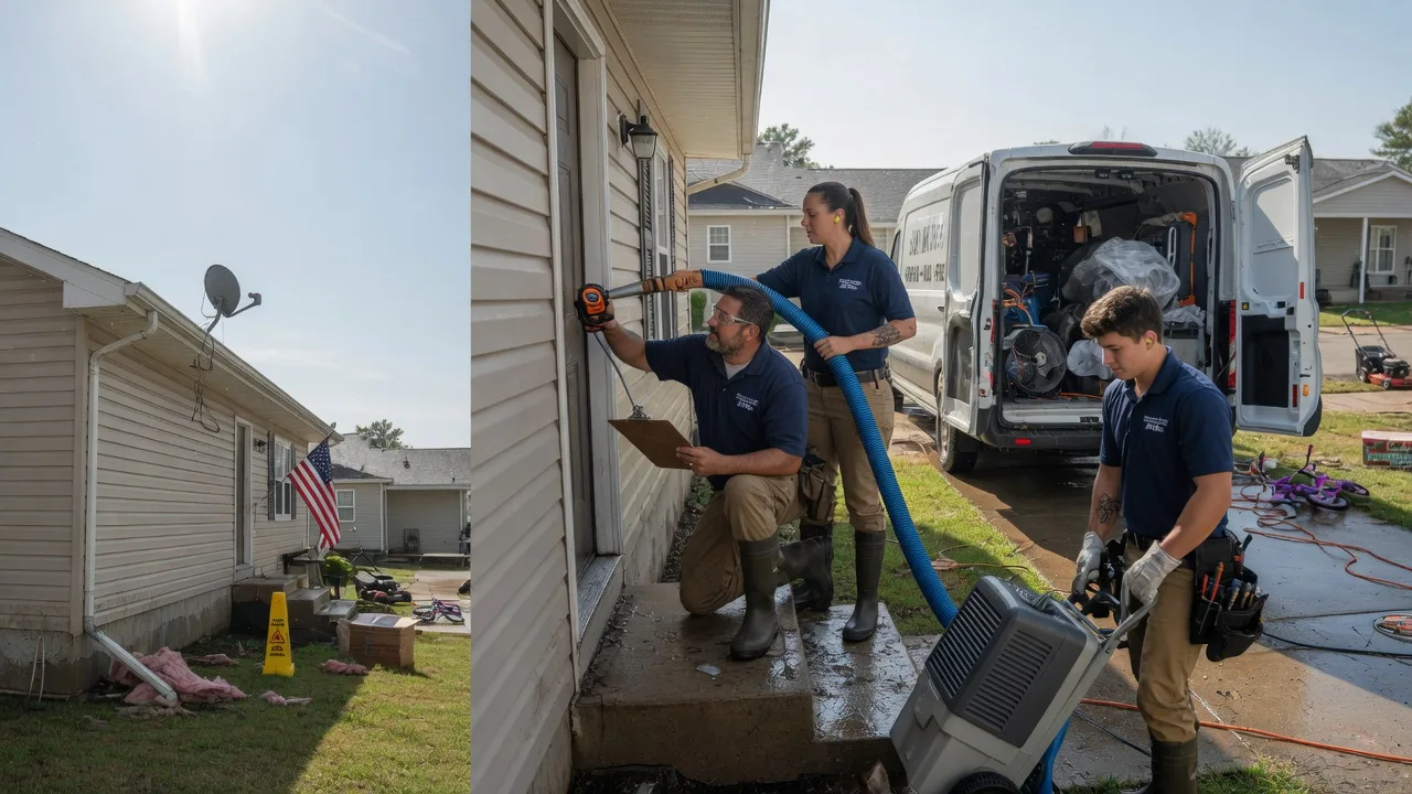 Ceiling Water Damage Restoration in Hunter, AR near me